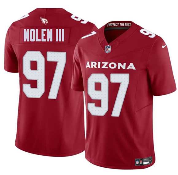 Men & Women & Youth Arizona Cardinals #97 Walter Nolen III Red 2025 Draft F.U.S.E. Vapor Untouchable Limited Stitched Jersey->atlanta falcons->NFL Jersey